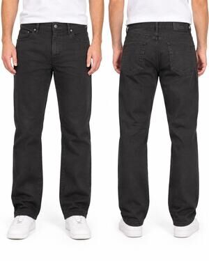 Primitive Skateboarding Jeans Mens 42x34 Black Wash Straight Stretch Denim